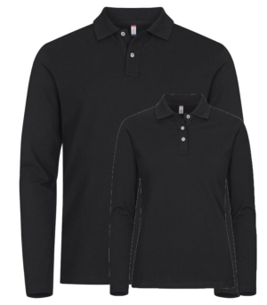 Polo lange mouw bedrukken of borduren